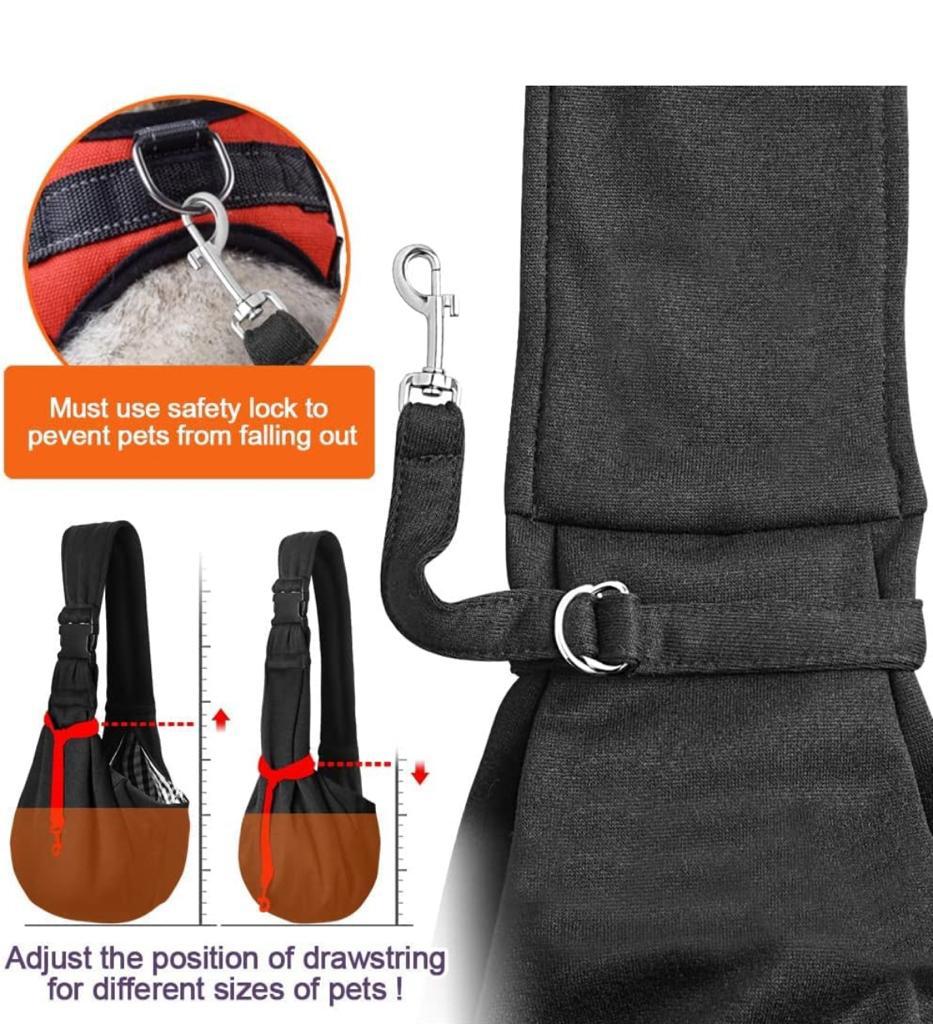 Transportador para perros con correa ajustable