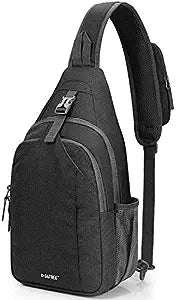 Mochila cruzada con bloqueo RFID