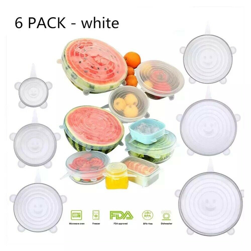 Tapas de silicone reutilizables
