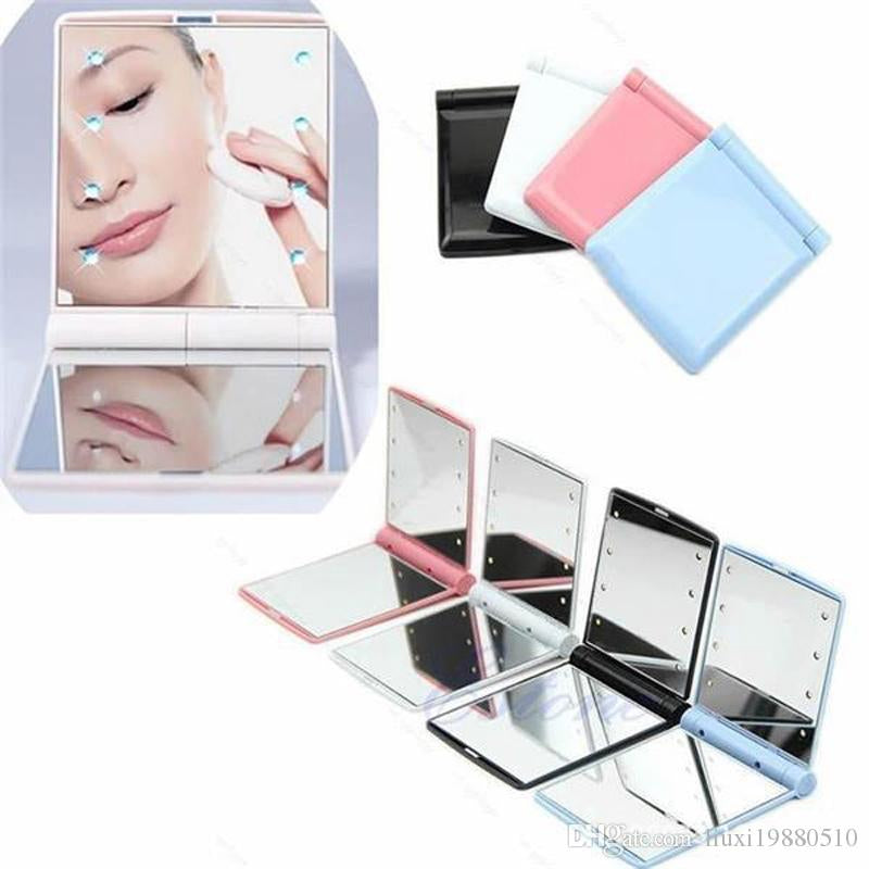Espejo para maquillaje 8 leds