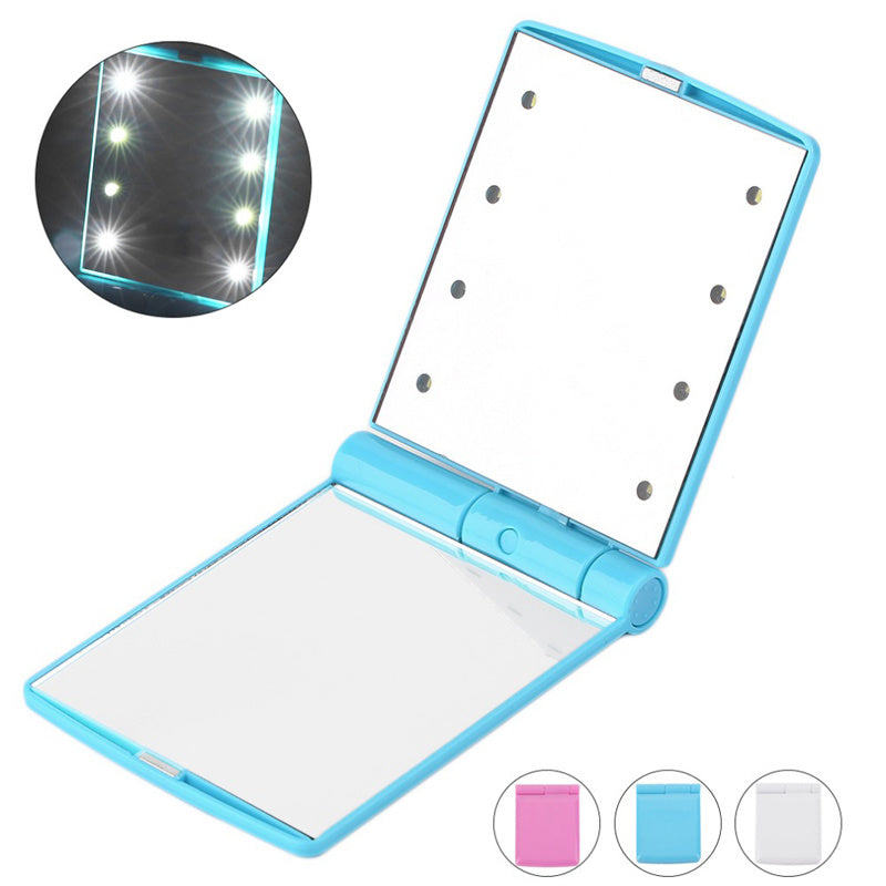 Espejo para maquillaje 8 leds