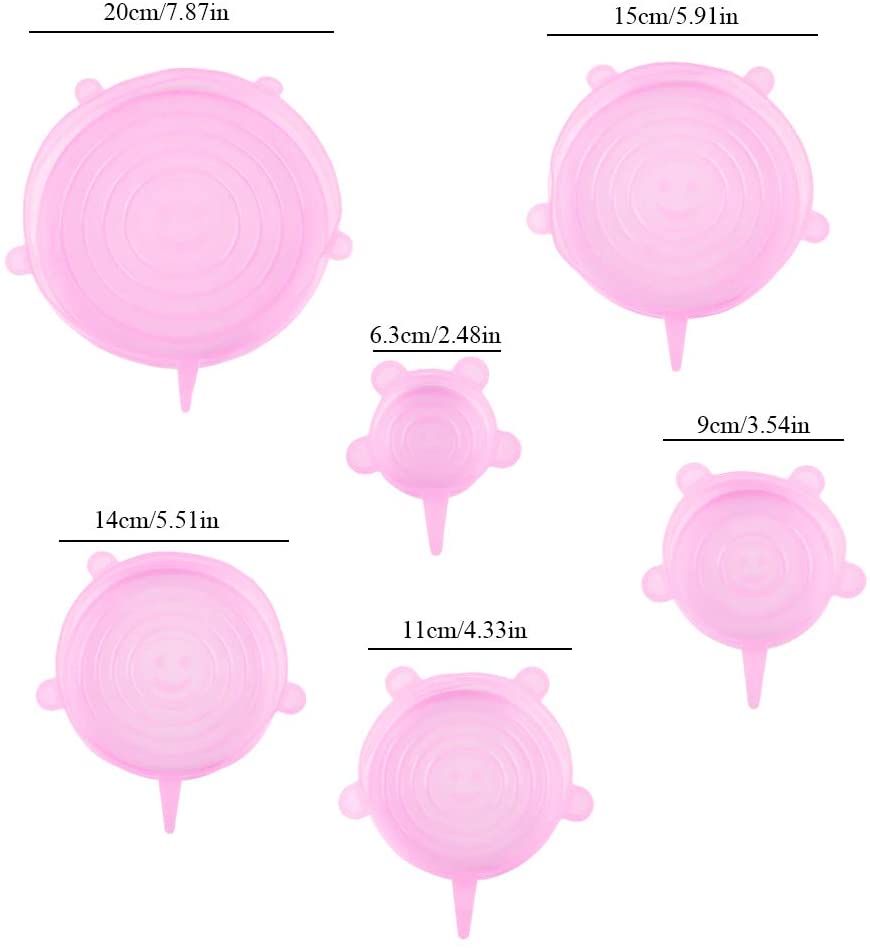 Tapas de silicone reutilizables