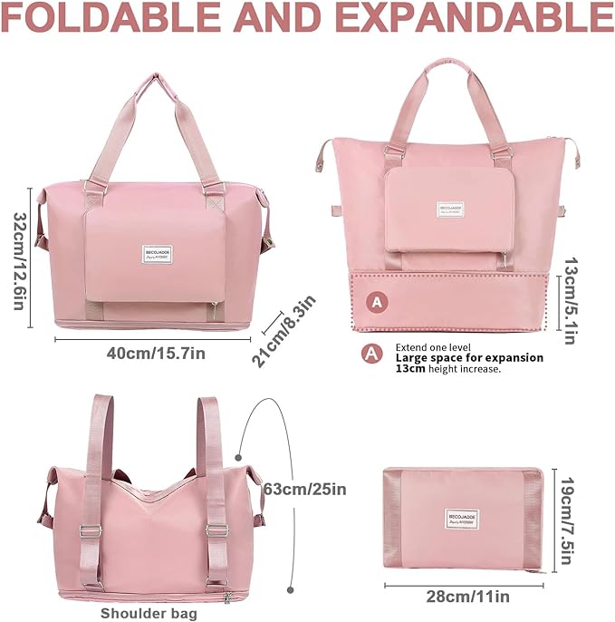 BECOJADDE bolsa de viaje