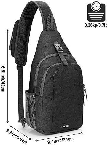 Mochila cruzada con bloqueo RFID
