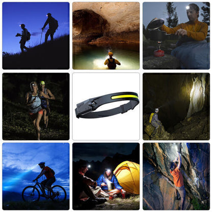 Linterna de cabeza LED USB