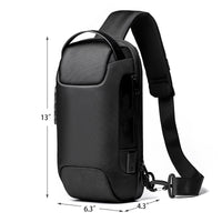 Mochila/Bandolera Antirrobo Con USB