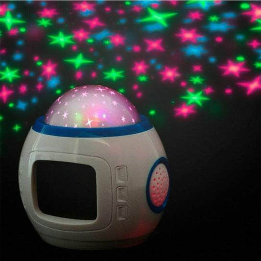Reloj despertador con estrellas