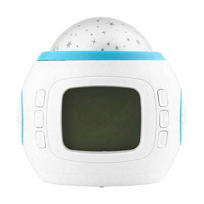 Reloj despertador con estrellas