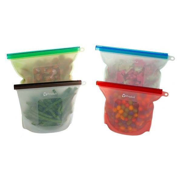 Bolsas de silicone reutilizables
