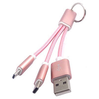 Llavero cargador 3 en 1