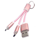 Llavero cargador 3 en 1
